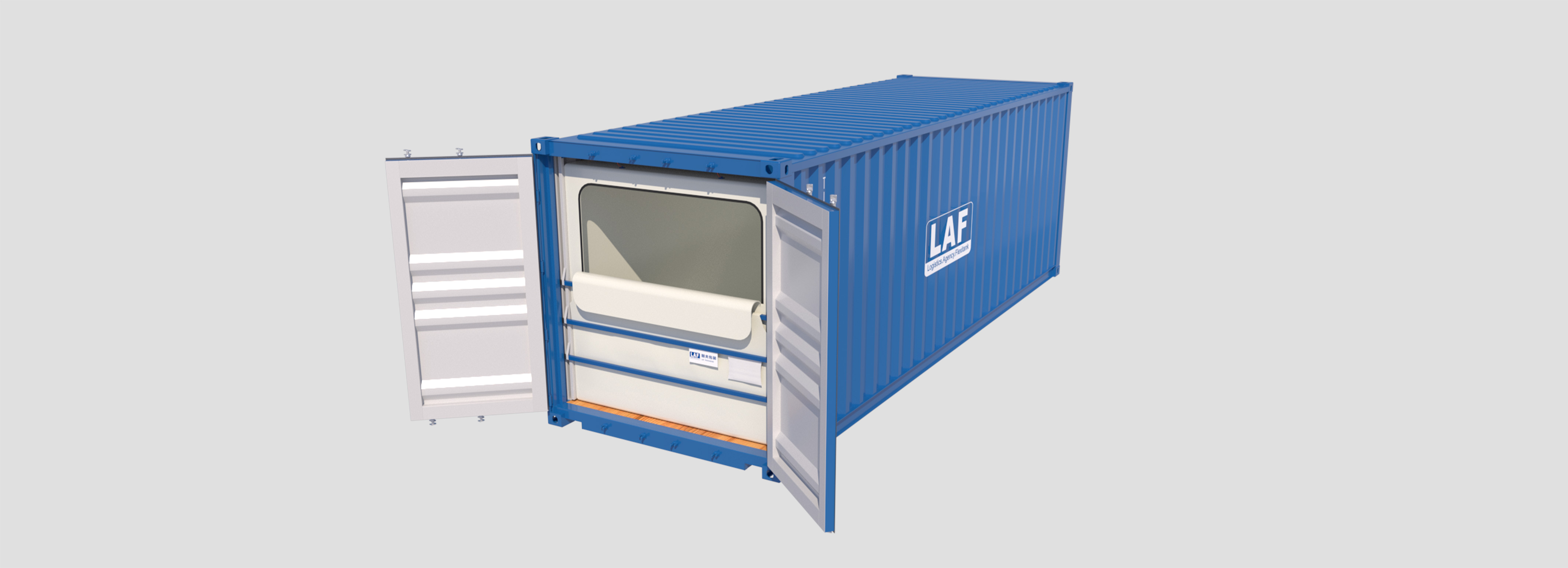 20-футовый контейнер для сухих сыпучих материалов для ПЭТ полиэтилентерефталатной смолы